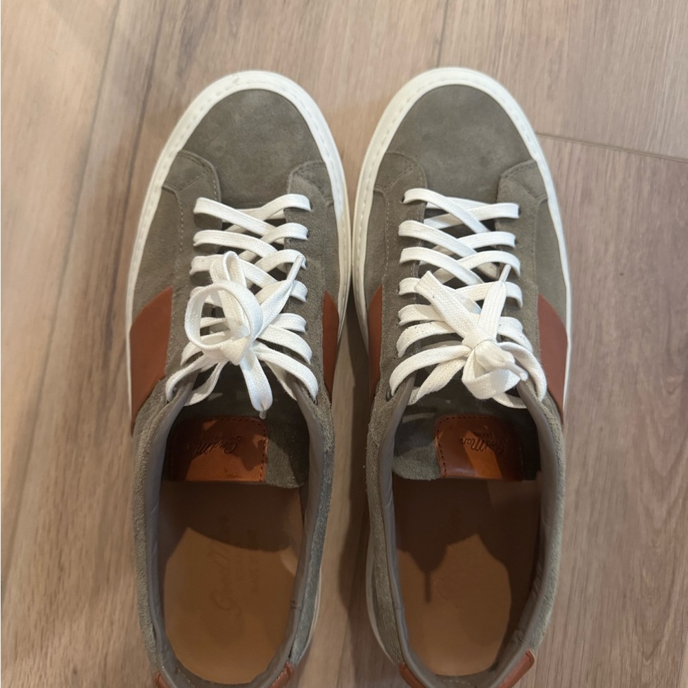 Men's Gray and Brown Sneakers